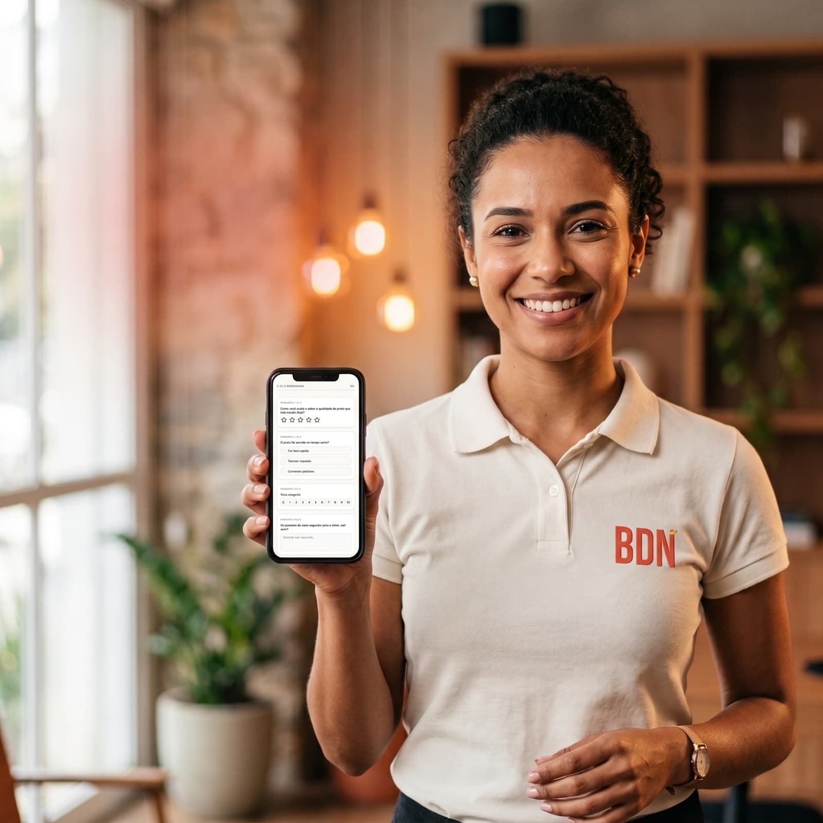 Restaurante em atendimento